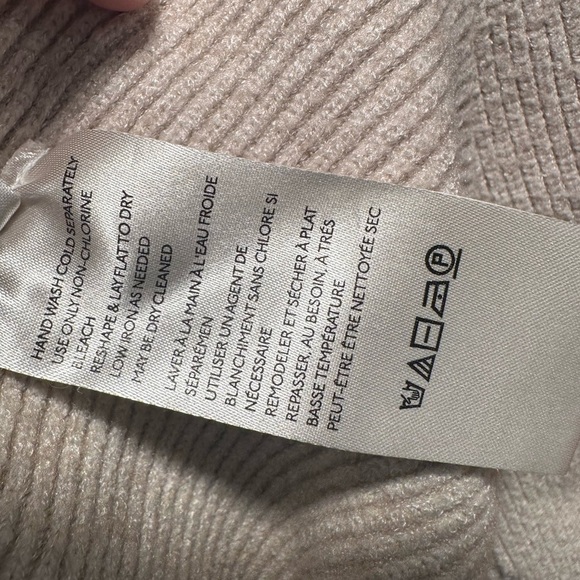 Free People Softly Structured Tunic Sweater Heather Oatmeal OB816580 EUC Small - Picture 9 of 15